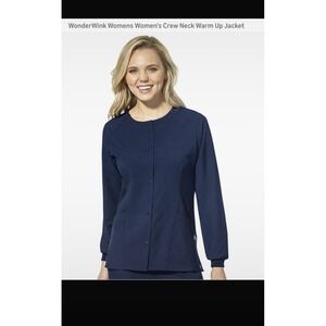 Wonderwink navy blue Medium scrub jacket